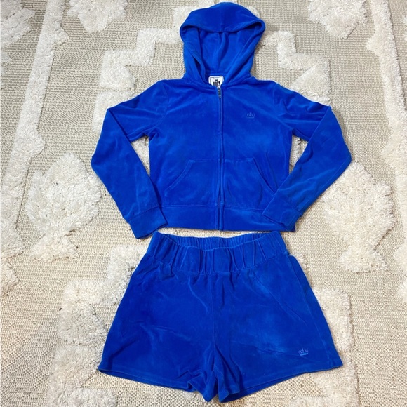 Juicy Couture 2 Piece Terry Set Jacket - XS  Shorts - S - Picture 10 of 12